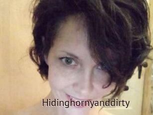 Hidinghornyanddirty